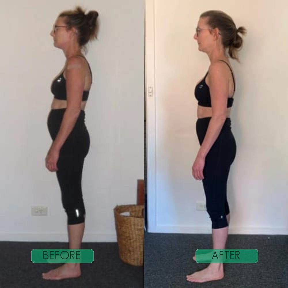 Before and after results